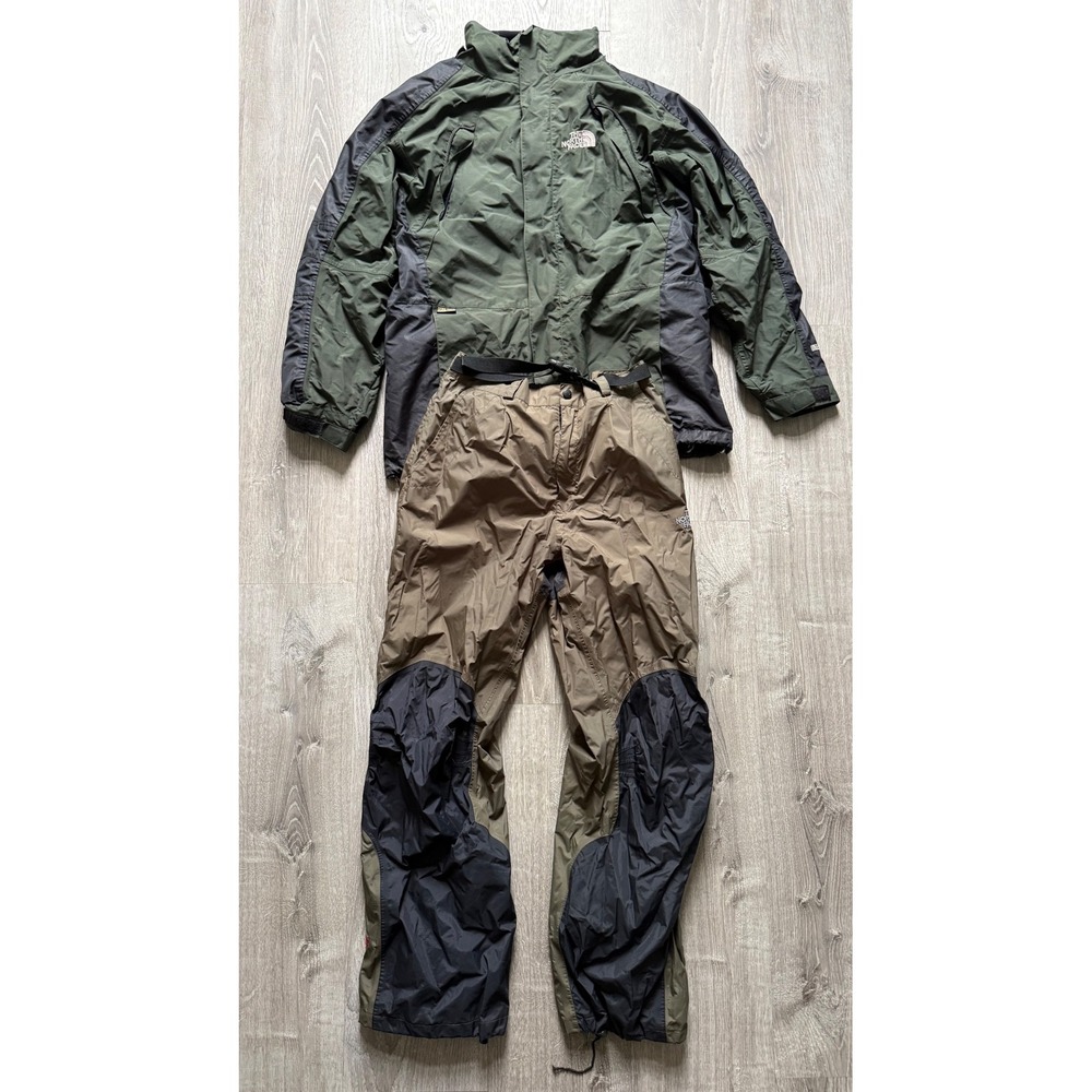 The North Face Summit Series Gore-Tex XCR Jacket Pants Set Green Mens XL Vintage